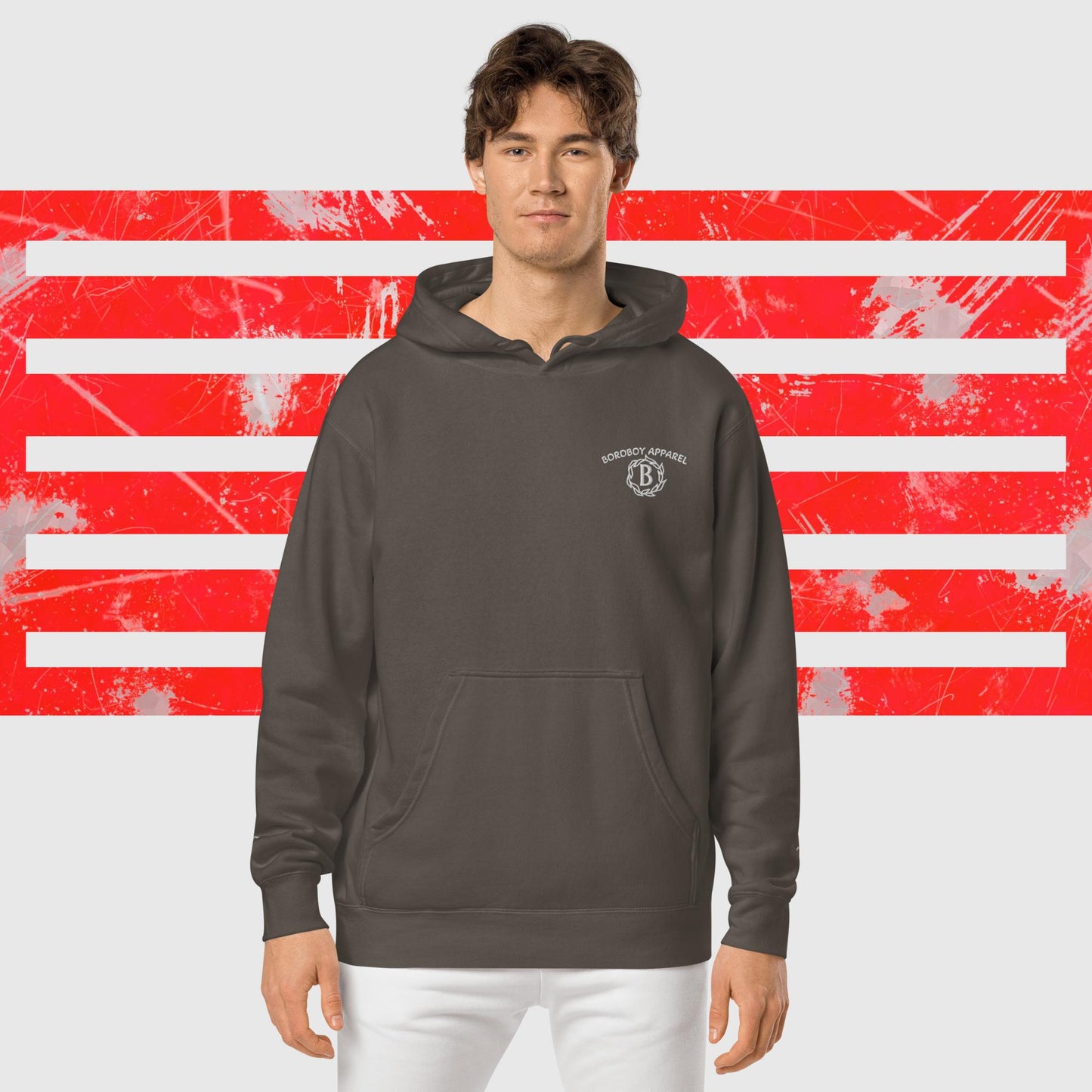 Boroboy Unisex pigment-dyed hoodie