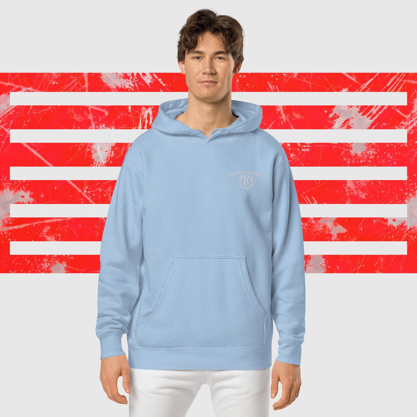 Boroboy Unisex pigment-dyed hoodie