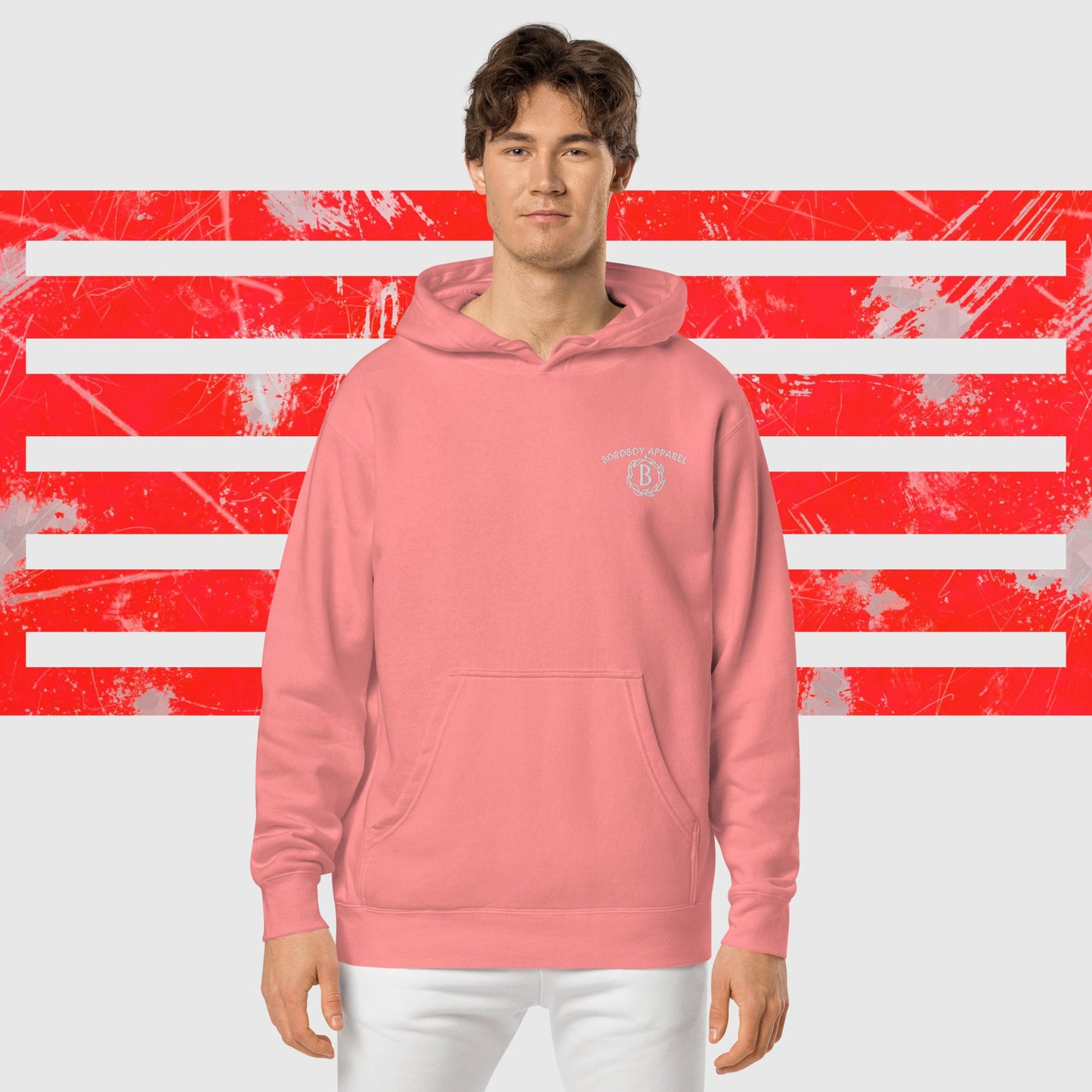 Boroboy Unisex pigment-dyed hoodie