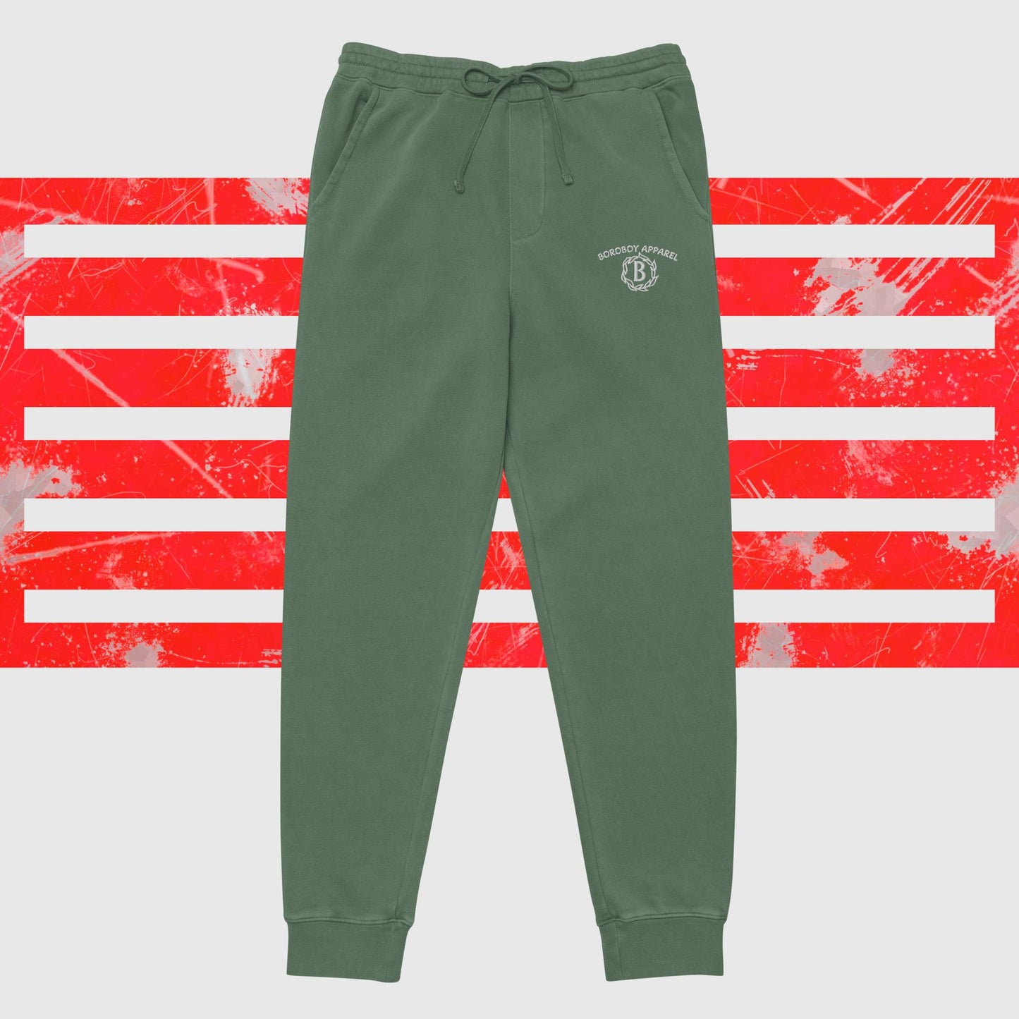 Boroboy Unisex pigment-dyed sweatpants