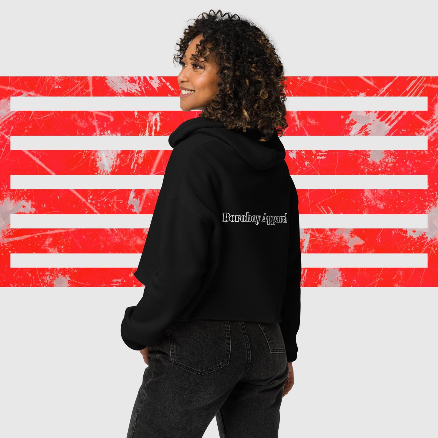 Boroboy girls Crop Hoodie