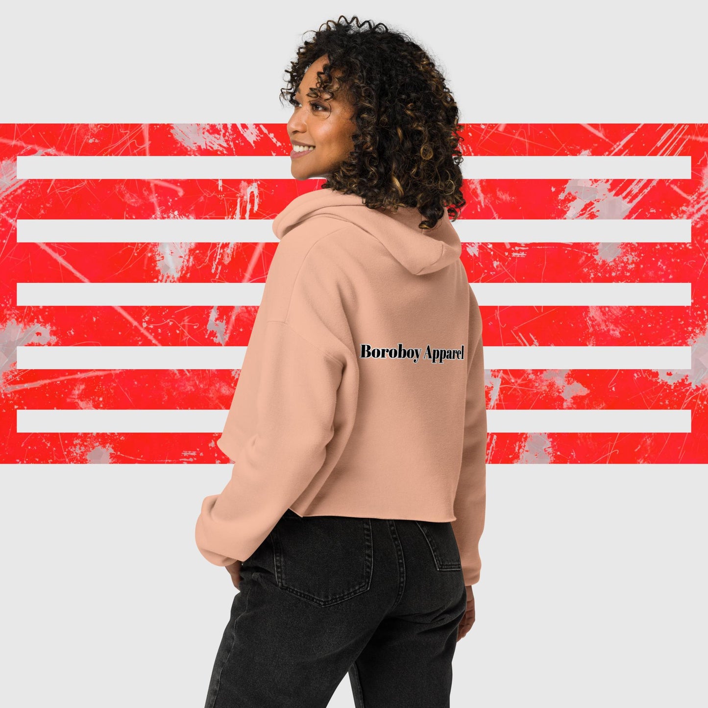 Boroboy girls Crop Hoodie