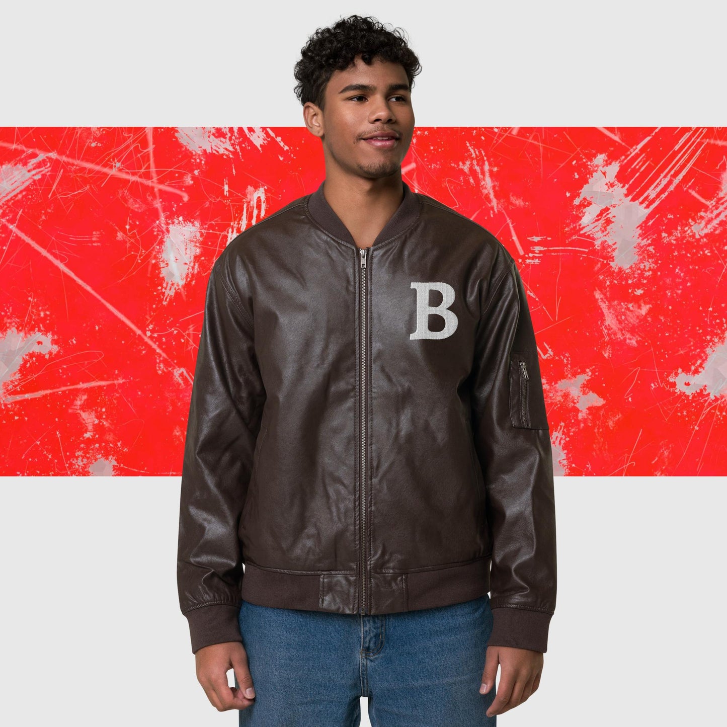 Boroboy Leather Bomber Jacket (various colors)