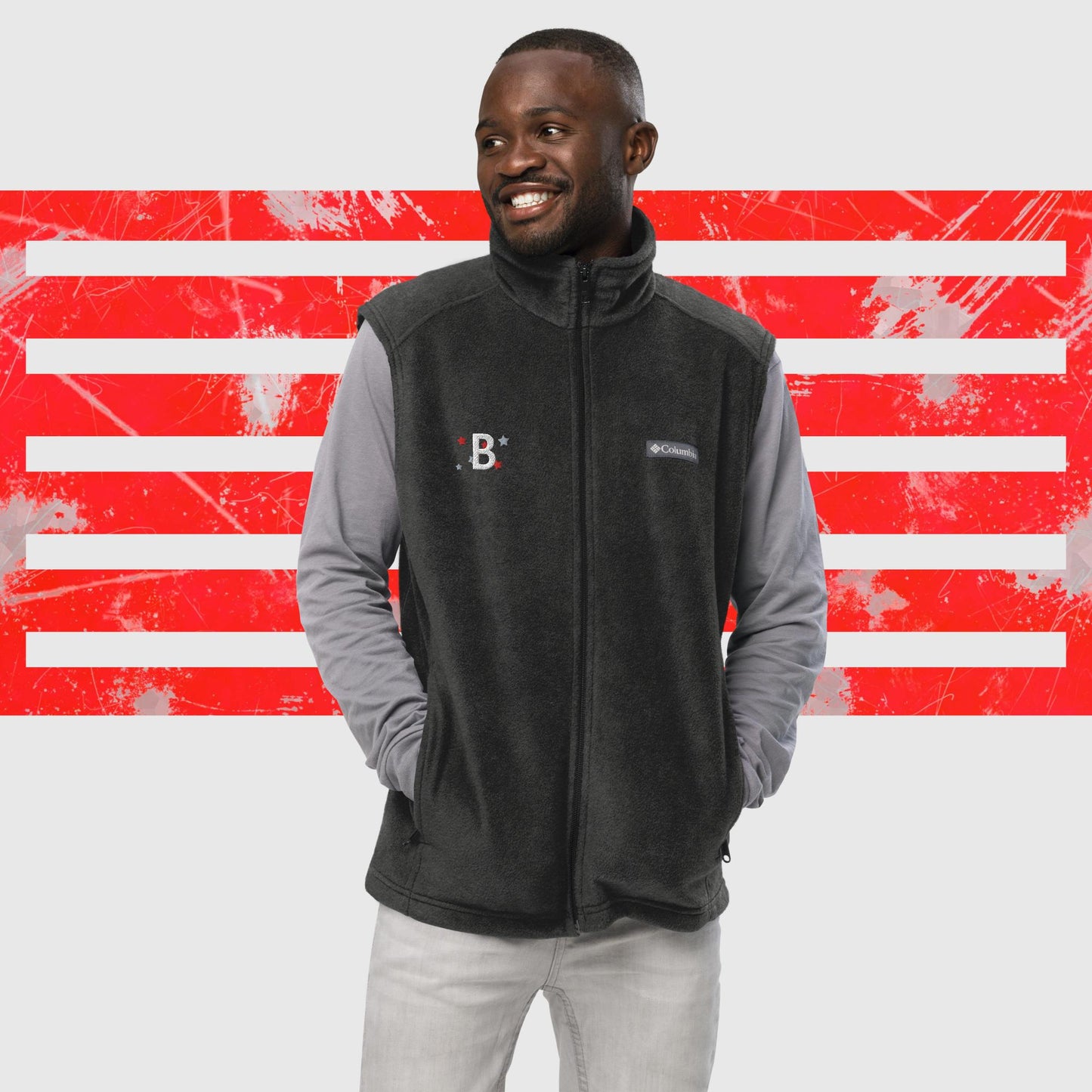 Men’s Columbia X BOROBOY  fleece vest