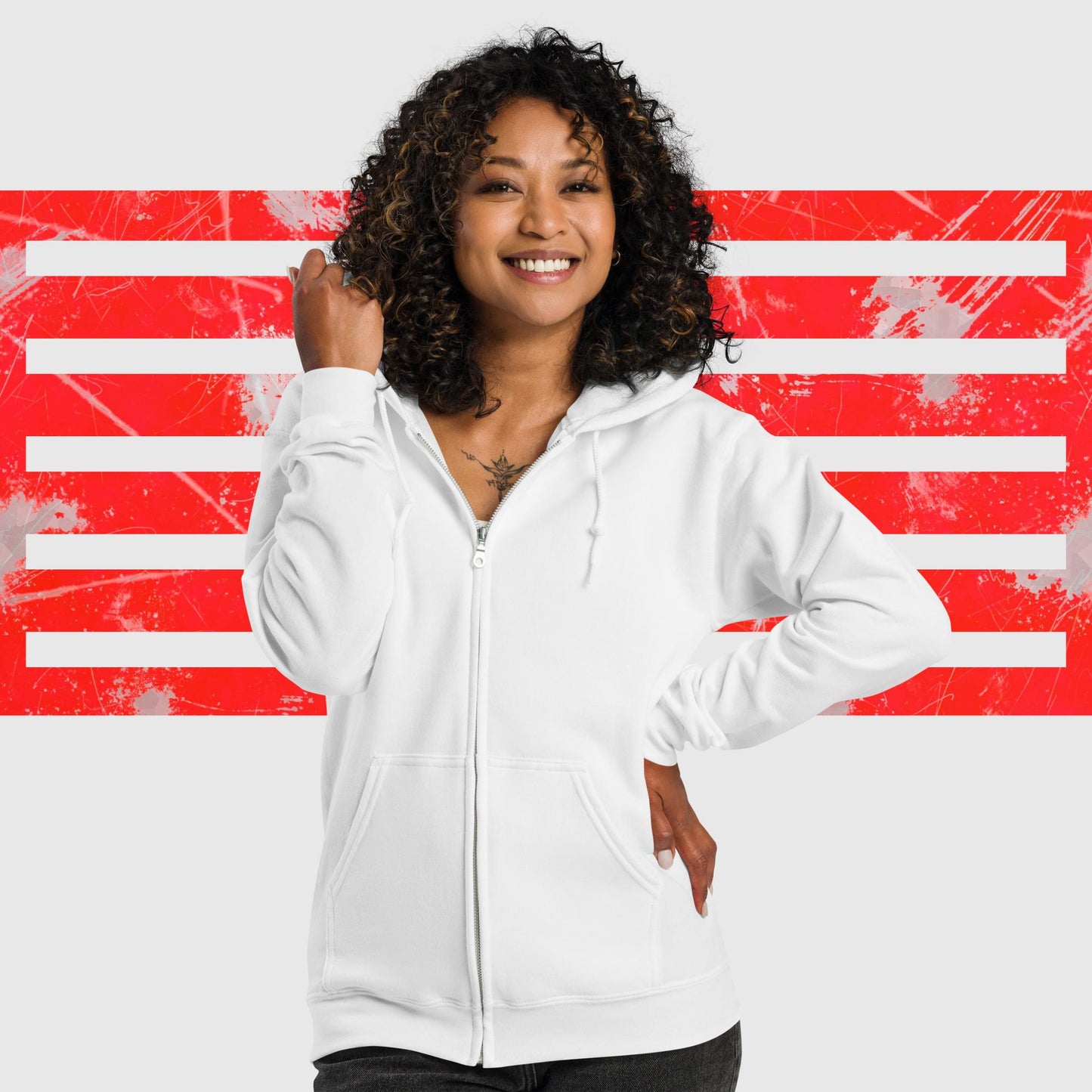 Unisex heavy blend zip hoodie